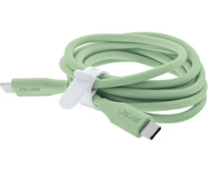 USB kabelis InLine USB-C - USB-C 1 m Žalias