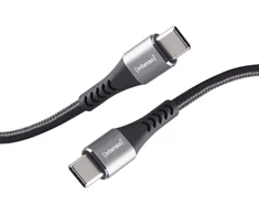 Kabelis USB Intenso USB-C - USB-C 1 m Juodas (7900600)