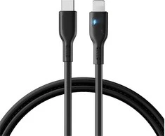 Joyroom Premium Series A13 Lightning / USB-C 20W 2m kabelis – juodos spalvos