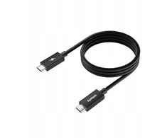 USB kabelis 2x USB-C USB TYPE-C kabelis 40 Gbps duomenų perdavimui USB4 + 100 W įkrovimas / BC600