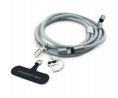 Universal Karl Lagerfeld CBDY Choupette Charm USB-C/USB-C kabelis Lanyard juodos spalvos
