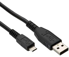 Lama Plus USB kabelis (2.0), USB A M - microUSB (M), 1.8m, juoda