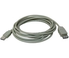 Lama Plus USB ilgintuvas (2.0), USB A M - USB A F, 5 m, rutulinis