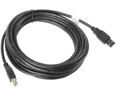 LANBERG CA-USBA-10CC-0050-BK Lanberg kabelis USB 2.0 AM-BM 5m juodas