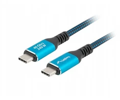 Lanberg | USB-C M/M 4.0 LAIDAS 240W 8K 60Hz | CA-CMCM-44CU-0005-BK