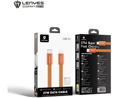 Kabelis USB Lenyes USB-C - Lightning 1 m Oranžinė