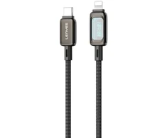 Kabelis USB Lenyes USB-C - Lightning 1.2 m Juodas