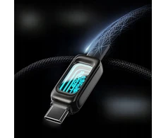 Kabelis USB Lenyes USB-C - Lightning 1.2 m Juodas