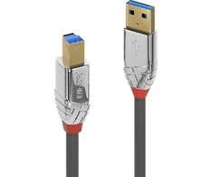 USB kabelis Lindy USB-A - USB-B 5 m juoda (JAB-4327169)
