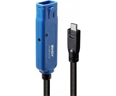 USB Prailginimo Laidas - LINDY USB 3.2 C/A Prailginimo Laidas 5Gbps 8m, Juodas