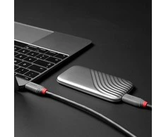 USB Kabelis - LINDY Anthra Line USB4 Type C Laidas, M/M, 40Gbps, 240W PD, 1.5 m, Juodas