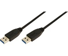 LOGILINK CU0039 LOGILINK - USB3.0 A tipo kabelis vyrelis į A tipo vyriškas, 2m, juodas