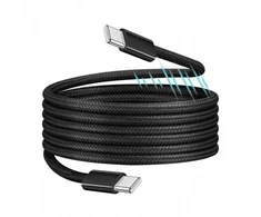 Kabelis USB LogiLink USB-C - USB-C 1m Juodas (CU0231)