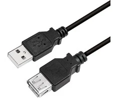 LogiLink USB 2.0m juoda
