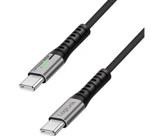 LogiLink USB-C 480 Mb/s, 100 W 1,5 m pintas juodas