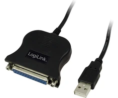 USB kabelis LogiLink USB- A - 1,8 m Juoda (UA0054A)