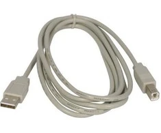 Logo USB kabelis (2.0), USB A M - USB B (M), 5m, juoda, blister