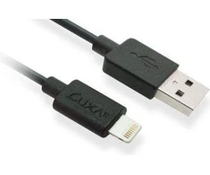 USB kabelis Luxa2 USB-A - Žaibas 1 m Juodas (PO- APP- PCL1BK -0)