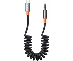 Mcdodo CA-0890 Lightning iki 3.5 mm AUX mini lizdo kabelis, 1.8 m (juodas)