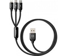 USB-C prie žaibo kampo kabelis Mcdodo CA-3351.1.8m (juodas)