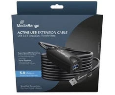 Kabelis USB MediaRange USB-A - USB-A 5 m Juodas (MRCS242)