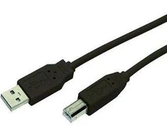 Kabelis USB MediaRange USB-A - USB-B 1.8 m Juodas (MRCS101)