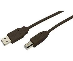 USB kabelis MediaRange USB-A - USB-B 3 m Juodas (MRCS103)