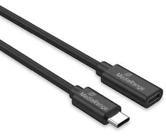 Kabelis USB MediaRange USB-C - USB-C 2 m Juodas (MRCS245)