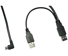 Kabelis USB MicroConnect 2x USB-A - microUSB 3 m Juodas (USB2.0 A male to USB2.0 A)
