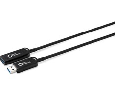 USB kabelis MicroConnect USB-A - USB-A 15 m Juodas (USB3.0AAF15AOP)