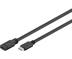 USB kabelis MicroConnect USB-C - USB-C 1 m Juodas (USB3.1CC1EX)