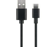 Kabelis USB MicroConnect USB-A - 1 m Juodas (USB3.1CCHAR1B)