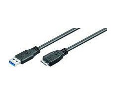 Kabelis USB MicroConnect USB-A - mikroUSB 5 m Juodas (USB3 .0 AB5MICRO)