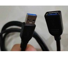 Kabelis USB MicroConnect USB-A - USB-A 1.8 m Juodas (USB 3.0 A-A 1.8 m M-F, Juodas)
