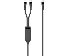 Kabelis USB MicroConnect USB-C - 2x USB-C 1.5 m Juodas (1-in-2 PD100W USB-C to)