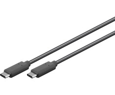 USB kabelis MicroConnect USB-C - USB-C 0,5 m Juodas (USB3.2CC0.5)