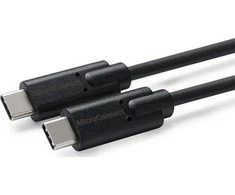 Kabelis USB MicroConnect USB-C - USB-C 0.25 m Juodas (USB3.2CC0.25)