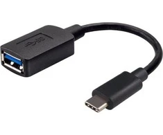 USB kabelis MicroConnect USB-C - USB-A Juodas (USB3.1CAF02BH)