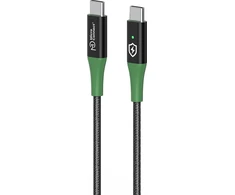 Kabelis USB MicroConnect USB-C - USB-C 1 m Juodas (MC-SMART USB-C-C-01)