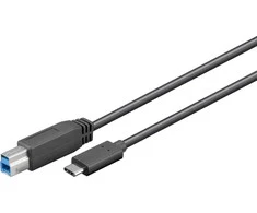 USB kabelis MicroConnect USB-C - USB-C 1 m Juodas (USB3.1CB1)