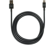 Dėklas Kabelis USB Mobilis USB-A - USB-C 1 m Juodas (020013)