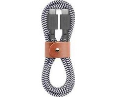 Kabelis USB Native Union USB-C - USB-C 1.2 m Juodas (BELT-C-ZEB-2-NP)