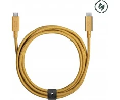 Native Union Belt Cable Pro 240W - kabelis USB-C - USB-C, 2,4 m (kraft)