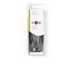Kabelis USB Nedis USB-A - micro-B 3 m Juodas (CCGB60500BK30)