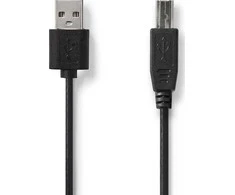 Nedis USB-A – USB-B USB laidas 3 m juodas (CCGL60101BK30)