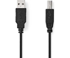 Nedis USB-A – USB-B USB laidas 5 m juodas (CCGL60100BK50)