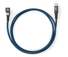 NEDIS USB laidas USB 2.0 | Apple Lightning 8 pin | USB-C™ jungtis | 60W | 480Mbps | Nikeliuotas | 1,00 m | apvalus | Pintas / nailonas | Mėlyna/Juoda