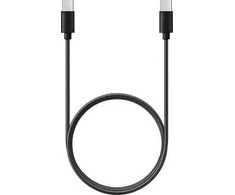 OEM kabelis C tipo į C tipo PD QC 3A 60W C296 (ilgas jungtis 8 mm) 1 m juodas