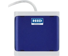HID OMNIKEY 5022 CL (Tamsiai mėlynas) – Trumpas 13 cm laidas – USB C standartinis kištukas – Tik bekontaktis (13,56 MHz) skaitytuvas – Suderinamas su CCID – Pasirenkami kortelės laikiklis ir tvirtinimo priedai – Minimalus užsakymo kiekis 10 ir kartotiniai iš 10 (R50220321-DB)