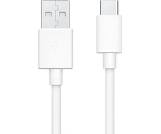 OPPO originalus kabelis USB A iki C tipo 3A DL143 1 m baltas urmu